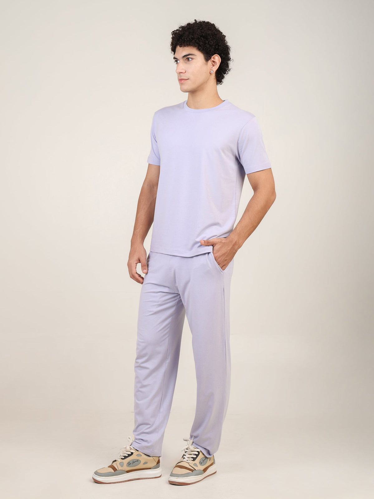 Naturefab Men's Organic Bamboo Pajama Co-ord Cosmic Sky-4