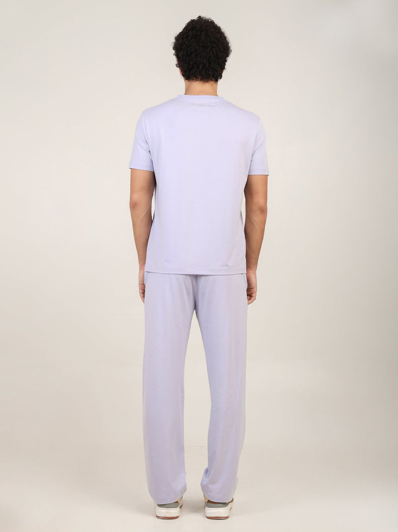 Naturefab Men's Organic Bamboo Pajama Co-ord Cosmic Sky-6