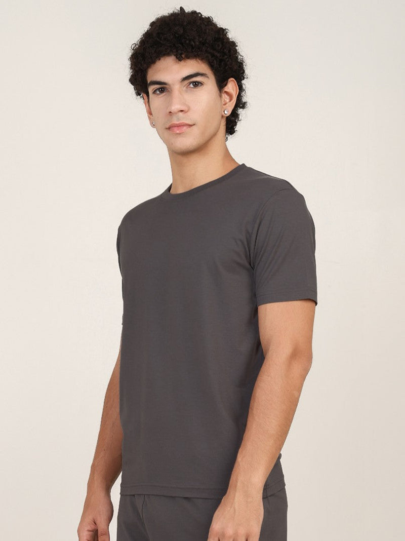 Naturefab Men's Organic Bamboo Tshirt Ash Grey-2