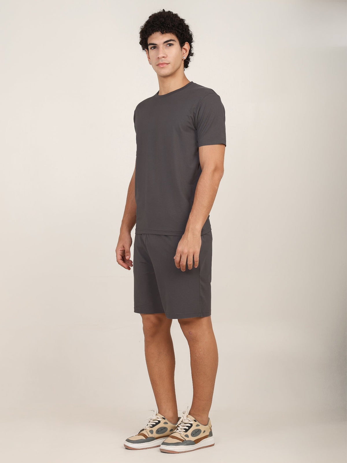 Naturefab Men's Organic Bamboo Co-ord Ash Grey-5