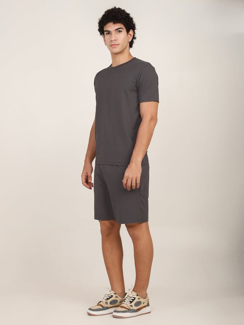 Naturefab Men's Organic Bamboo Co-ord Ash Grey-5