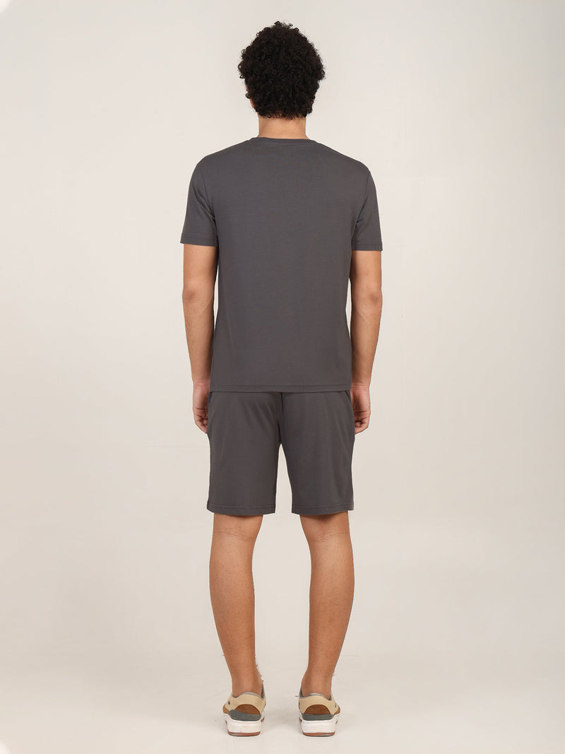 Naturefab Men's Organic Bamboo Co-ord Ash Grey-6