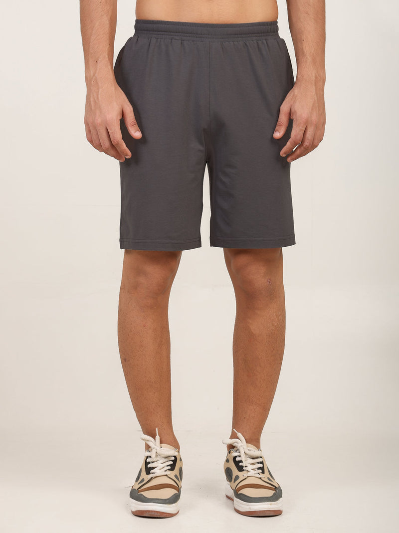 Naturefab Men’s Organic Bamboo Shorts Ash Gray-1