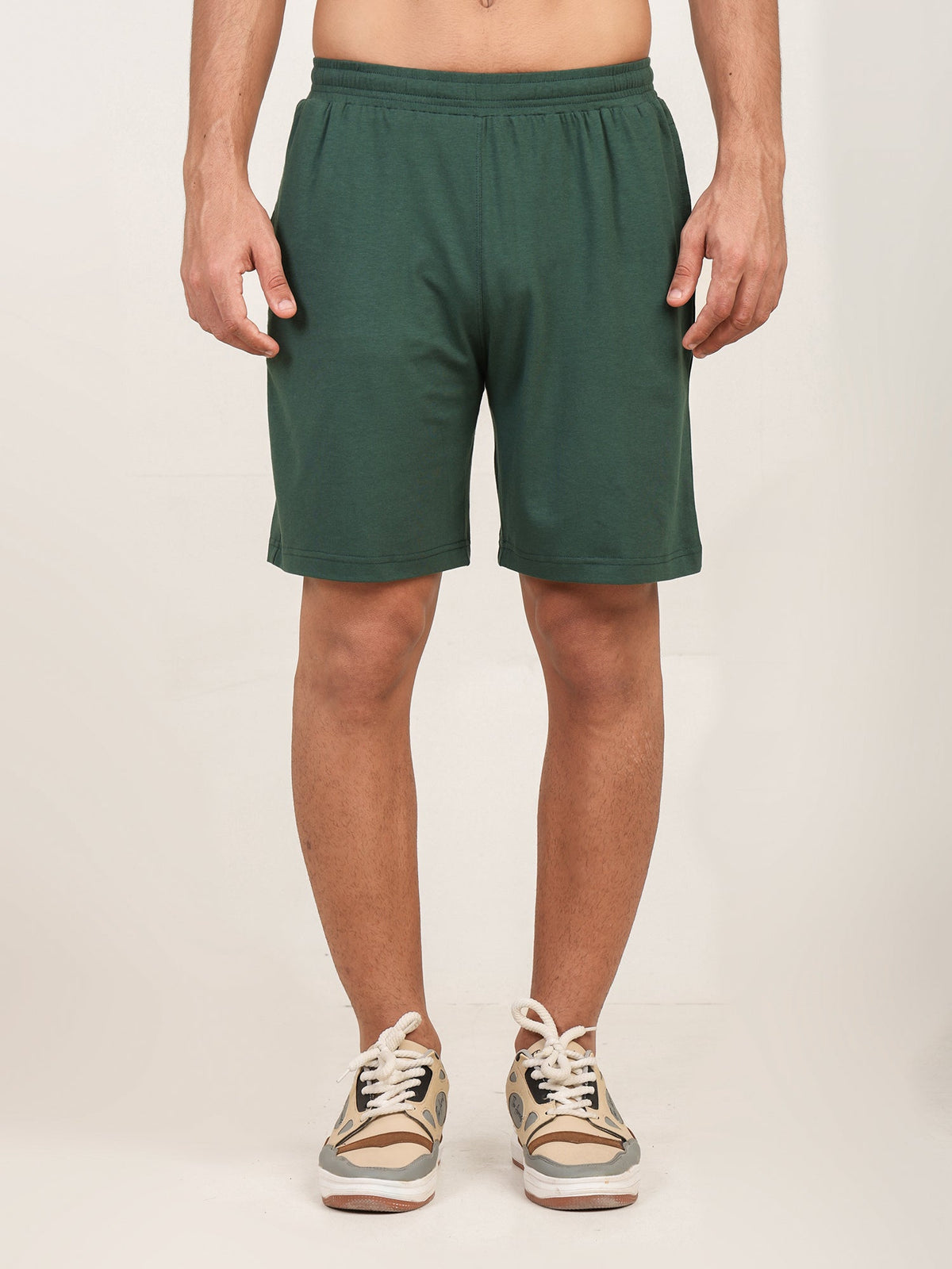 Naturefab Men’s Organic Bamboo Shorts Forest Green