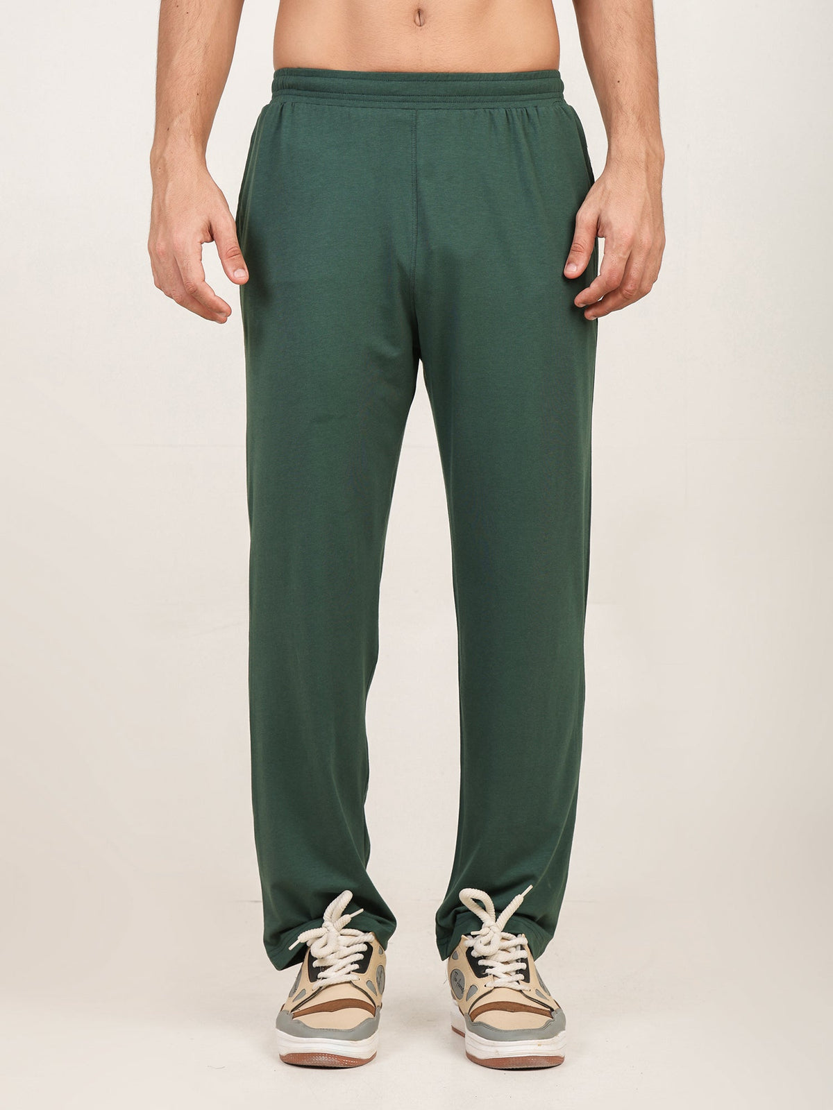 Naturefab Men’s Organic Bamboo Pajama Forest Green-1
