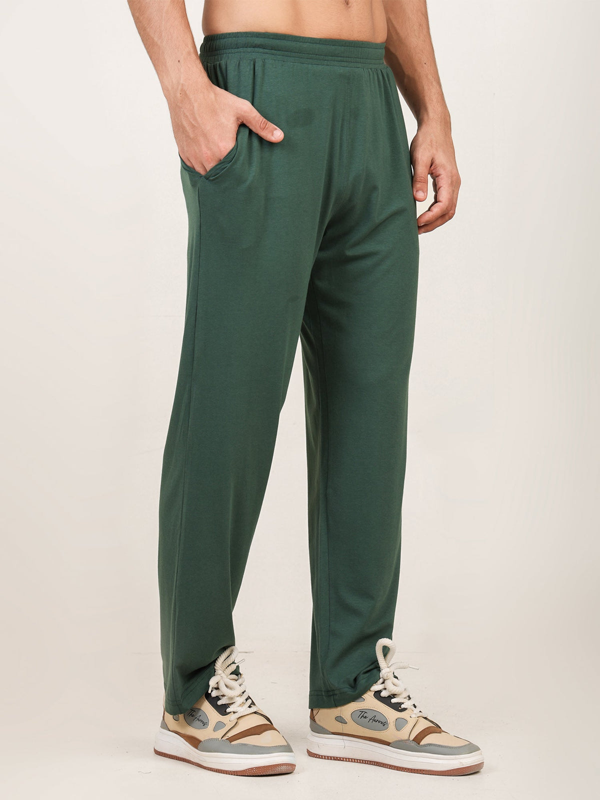 Naturefab Men’s Organic Bamboo Pajama Forest Green-2