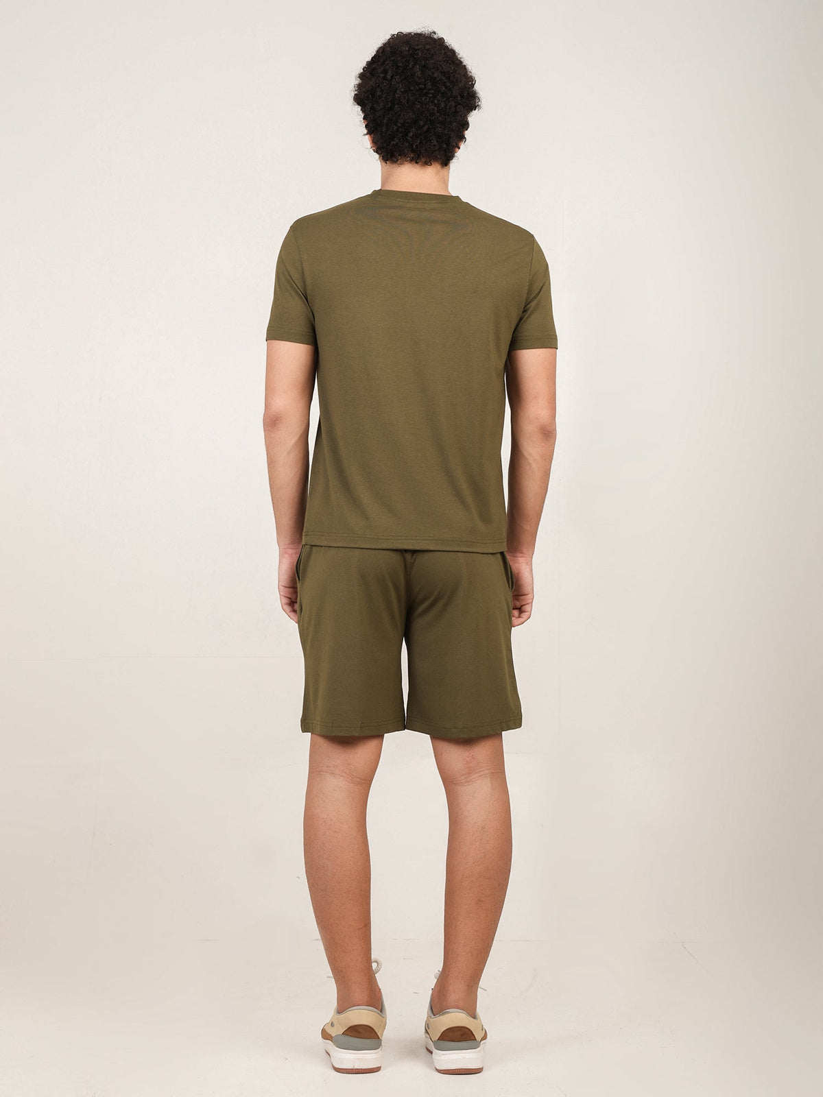 Naturefab Men's Organic Bamboo Co-ord Moss Green-6