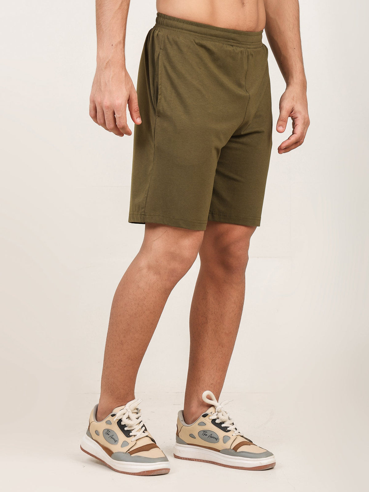 Naturefab Men’s Organic Bamboo Shorts Moss Green