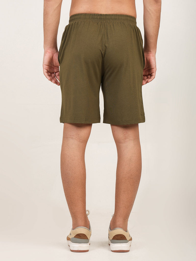 Naturefab Men’s Organic Bamboo Shorts Moss Green-3