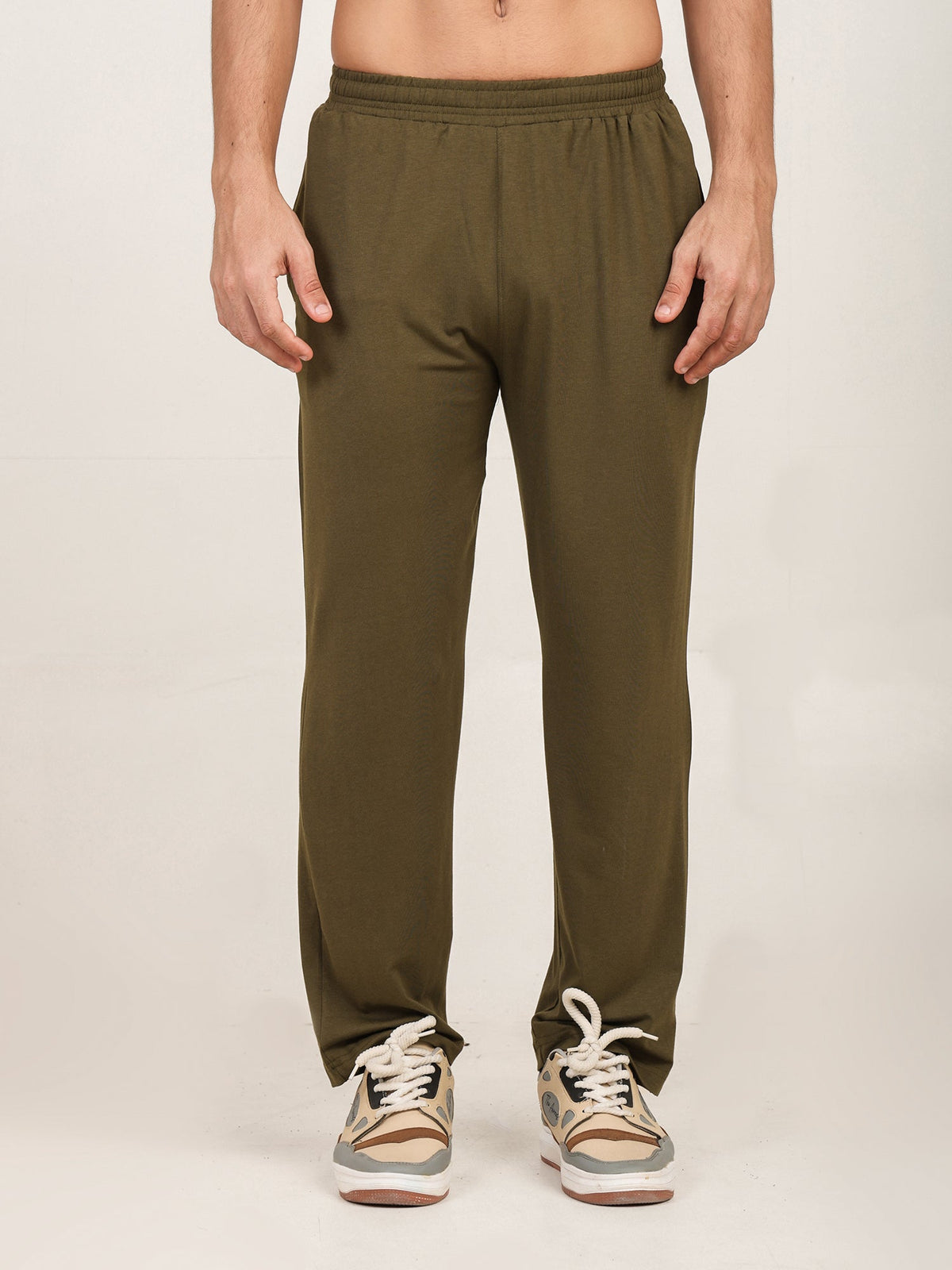 Naturefab Men’s Organic Bamboo Pajama Moss Green-1