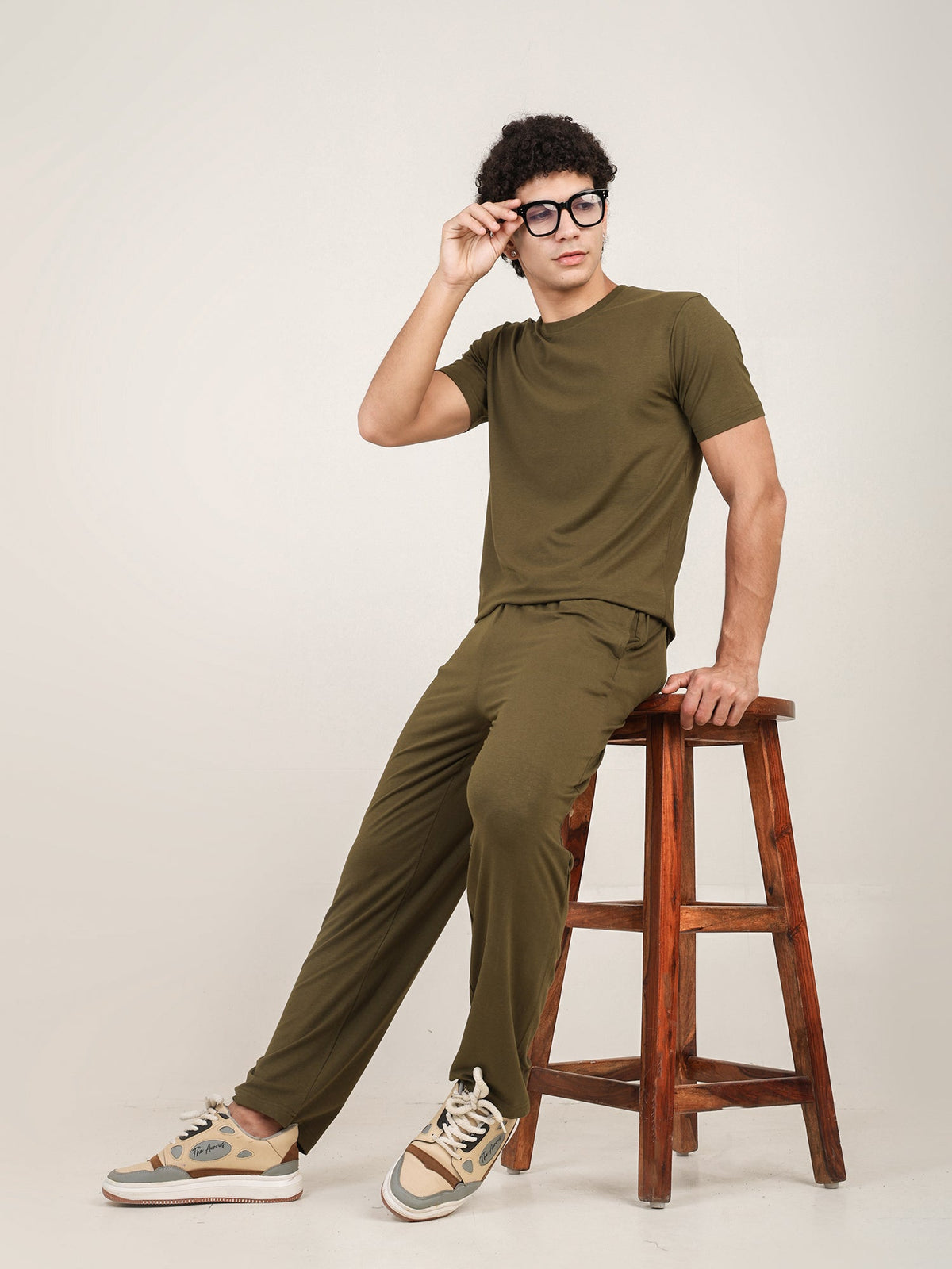 Naturefab Men's Organic Bamboo Tshirt Moss Green-5