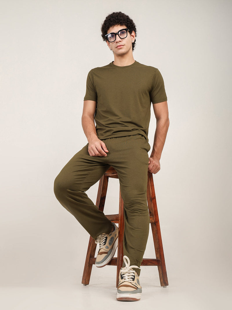 Naturefab Men's Organic Bamboo Tshirt Moss Green-6