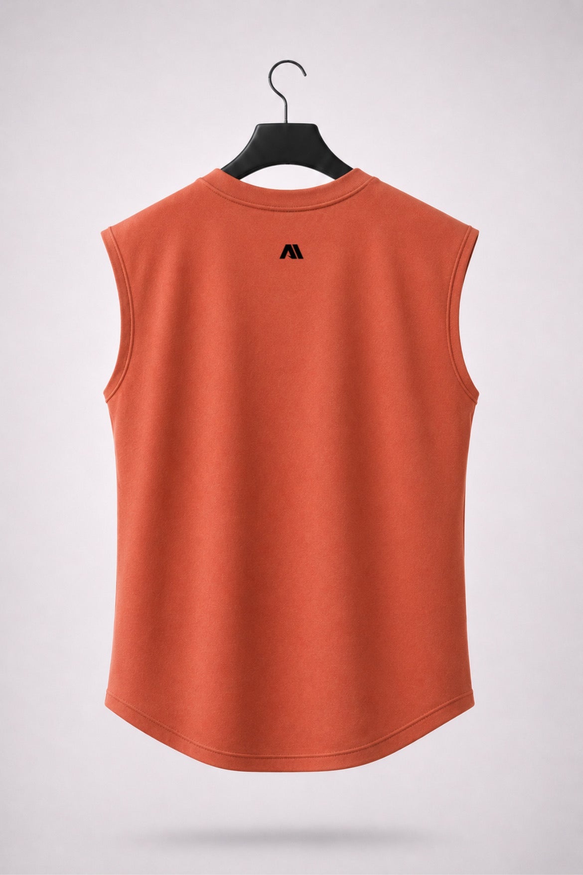 Rust Brown Drop Shoulder Sleeveless