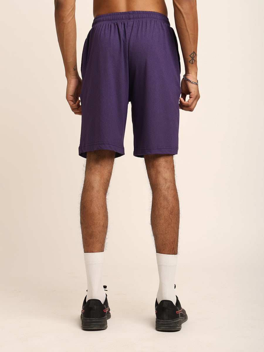 Naturefab Men’s Organic Bamboo Shorts Purple-2