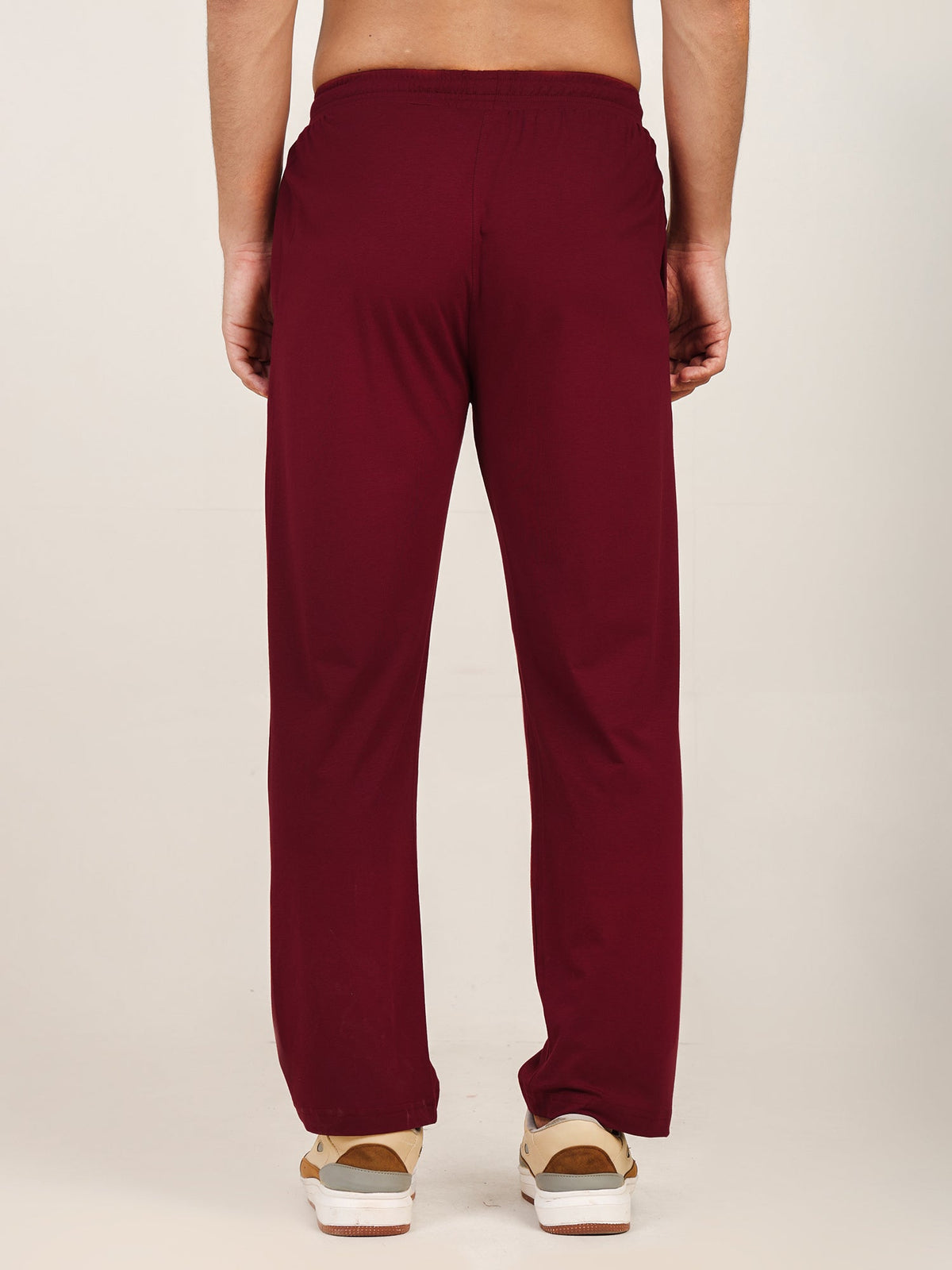 Naturefab Men’s Organic Bamboo Pajama Deep Red-3