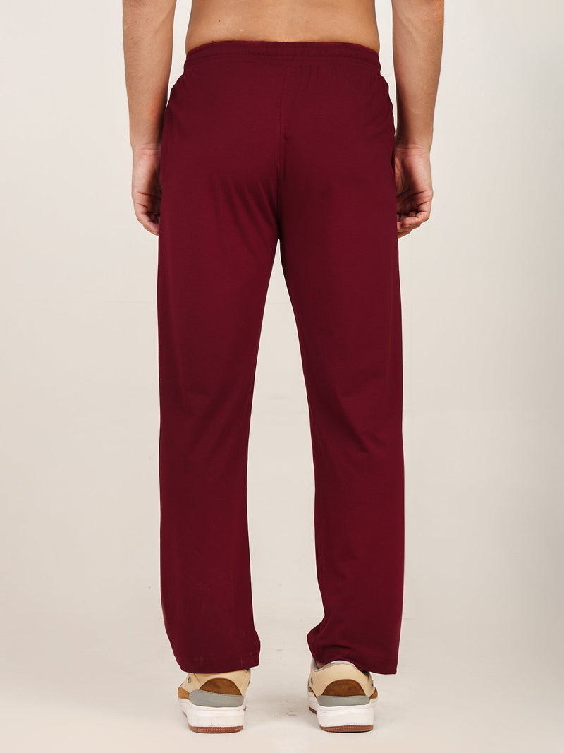 Naturefab Men’s Organic Bamboo Pajama Deep Red-3