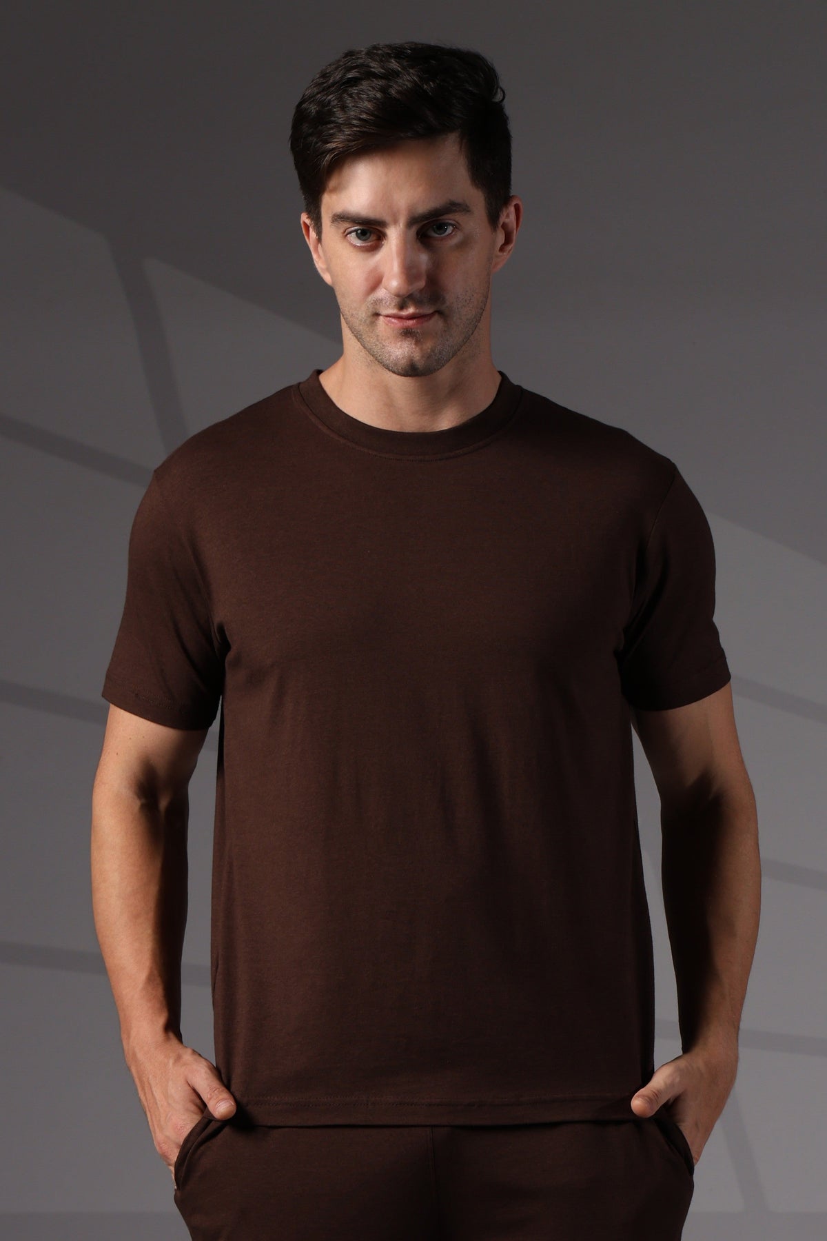 Naturefab Men's Organic Bamboo Tshirt Coffee Bean-1