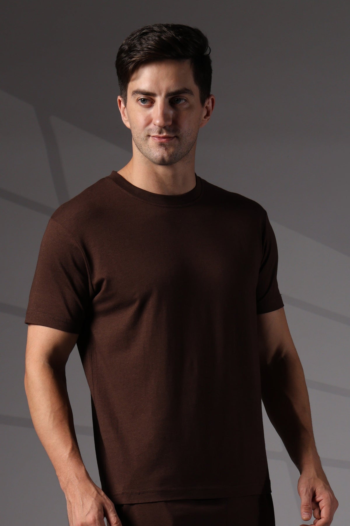 Naturefab Men's Organic Bamboo Tshirt Coffee Bean-3