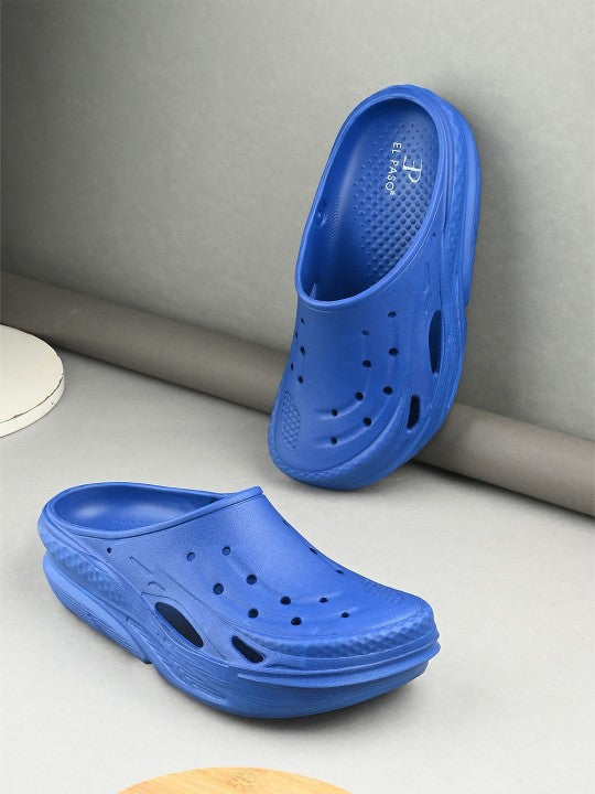 El Paso Men Round Toe Clogs-28