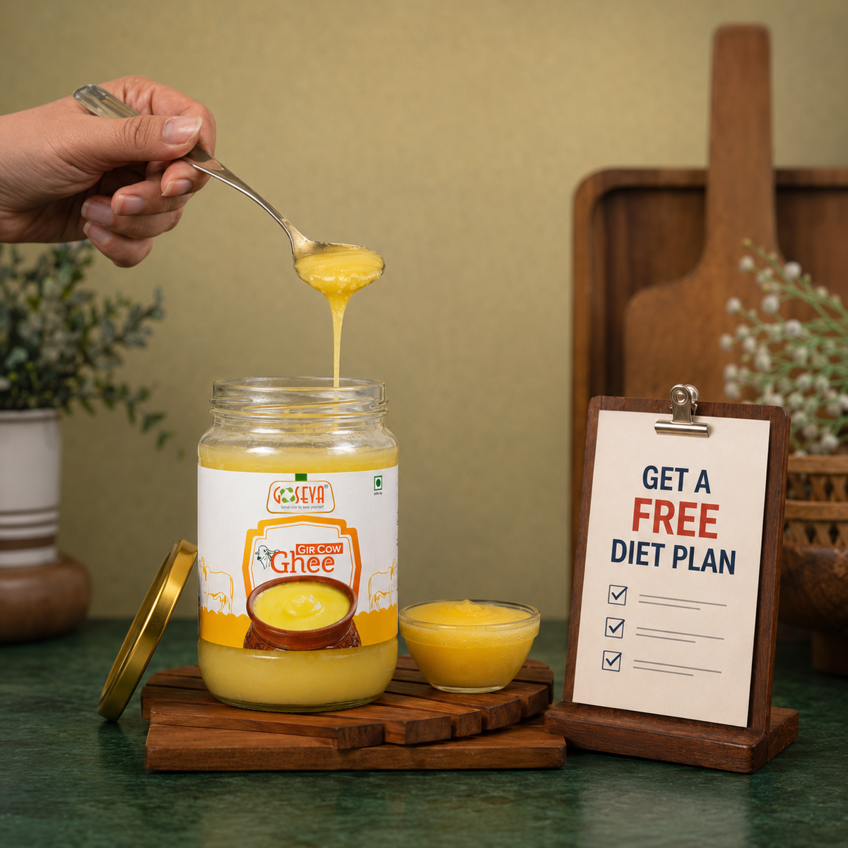 Pure A2 Gir Cow Ghee – Traditional Vedic Purity for Modern Wellness