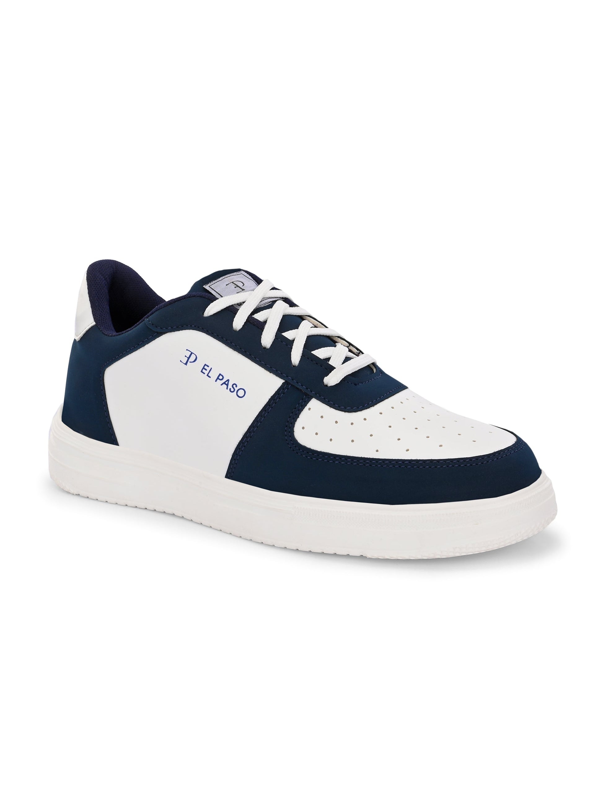 Men Solid Lace Up Sneakers-1