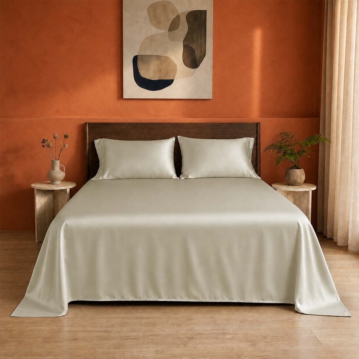 Organic Bamboo Bedsheet – Soft, Cool & Breathable-1