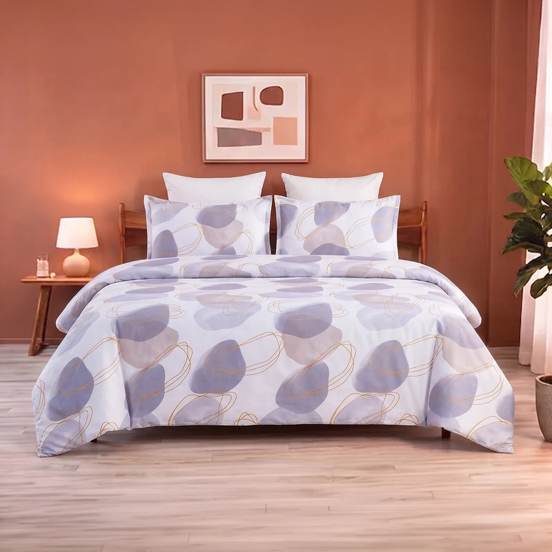 Spheres of Serenity - Printed Duvet Cover (Multicolor)-1