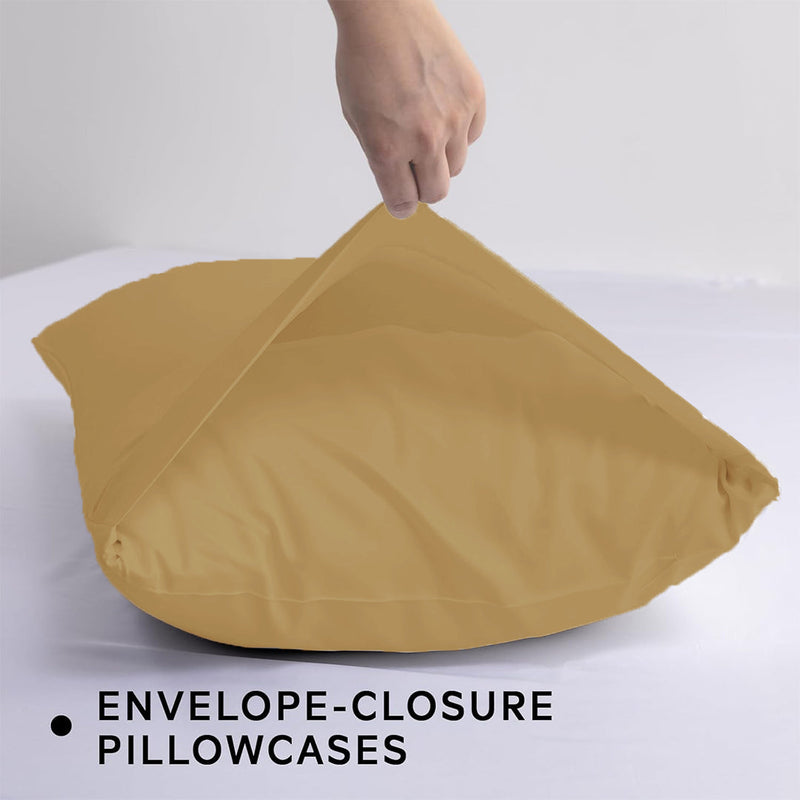 Fort Mellow - Solid Duvet Cover (Taupe)-3
