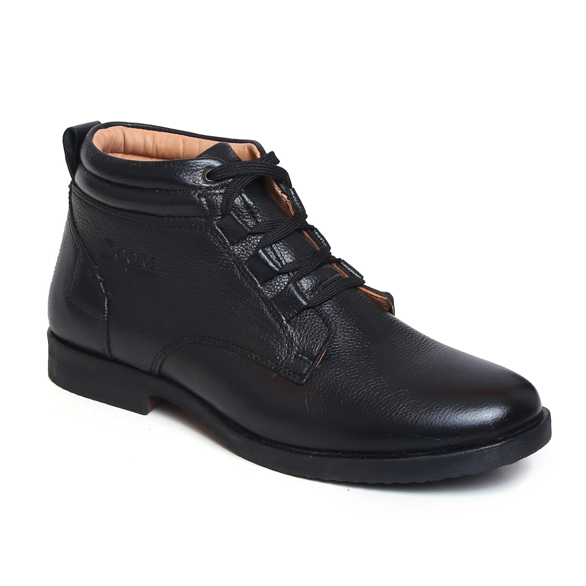 Men's High Ankle Leather Boots – D-3571 | Zoom Shoes