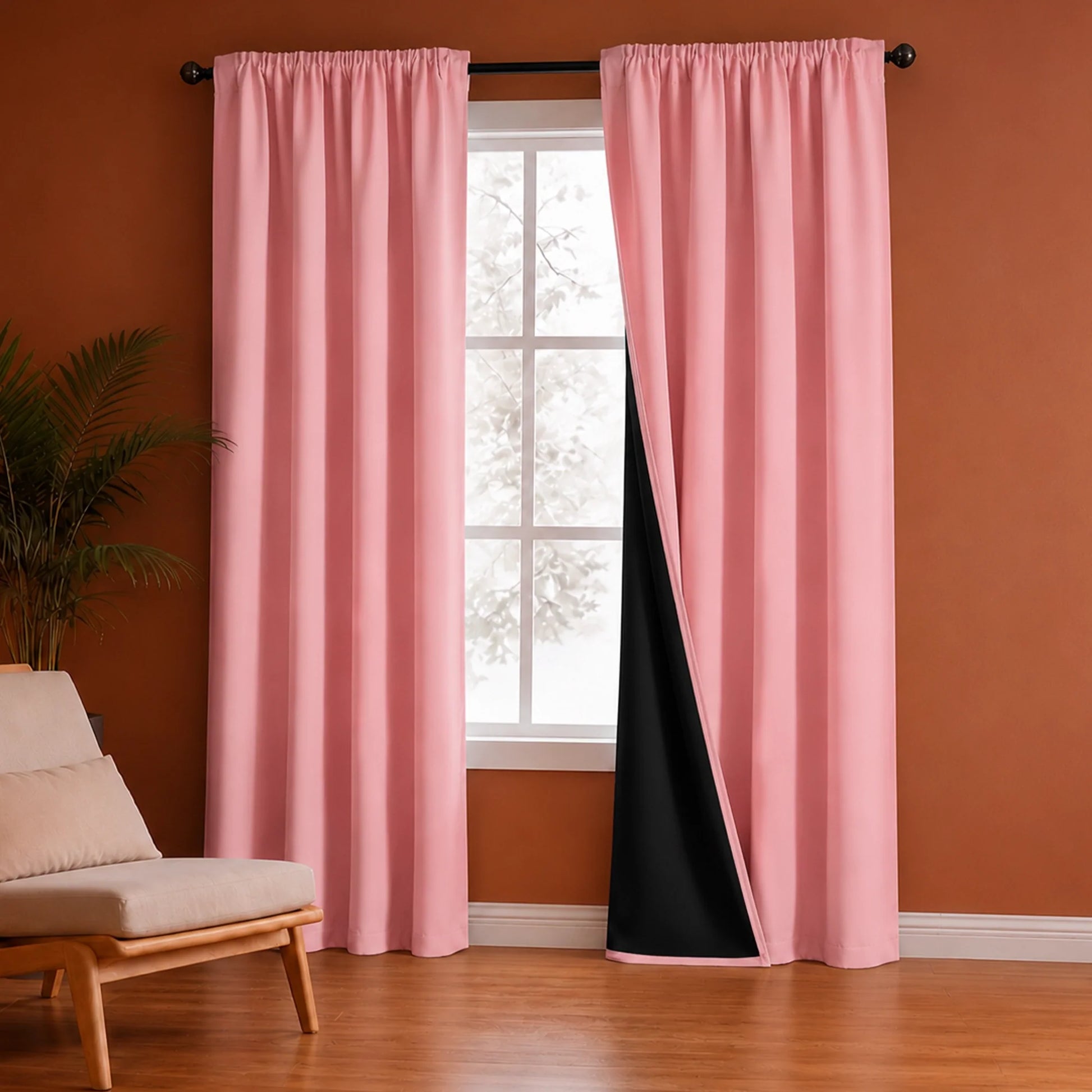 Fort Essential - Black Backing Blackout Curtain-1