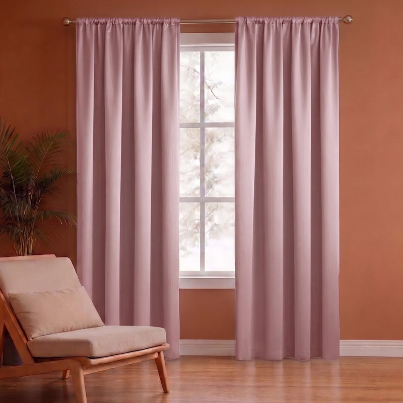 Fort Essential - Rod Pocket Blackout Curtain (Lavender)-1