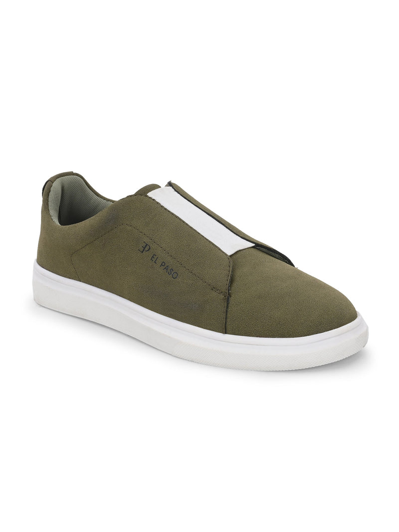 El PASO Men Round Toe Comfort Insole Lightweight Slip-On Sneakers - EP5204-1