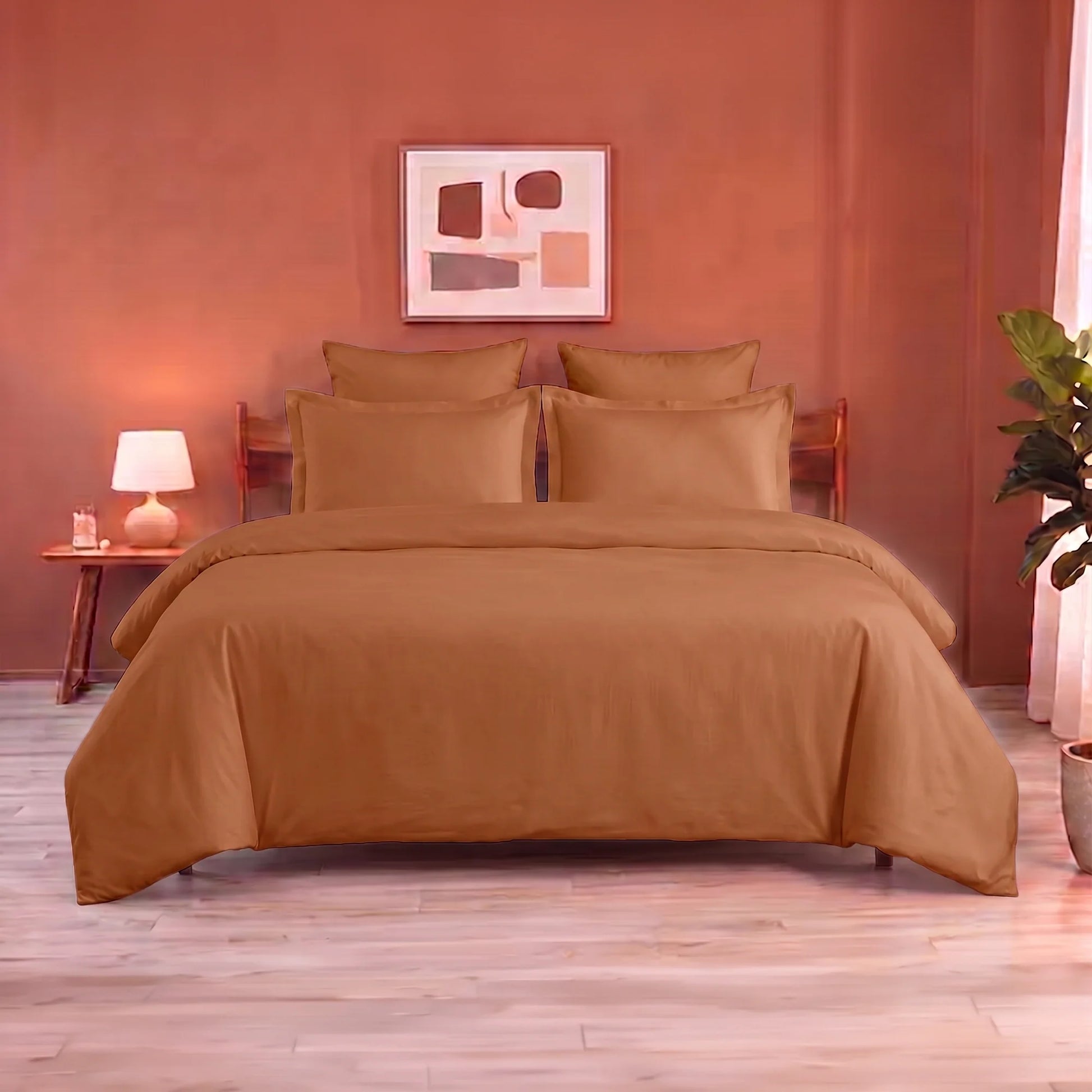 Fort Mellow - Solid Duvet Cover (Taupe)-1
