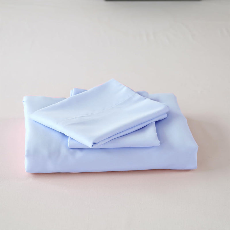 Fort Mellow - Solid Duvet Cover (Light Blue)-6