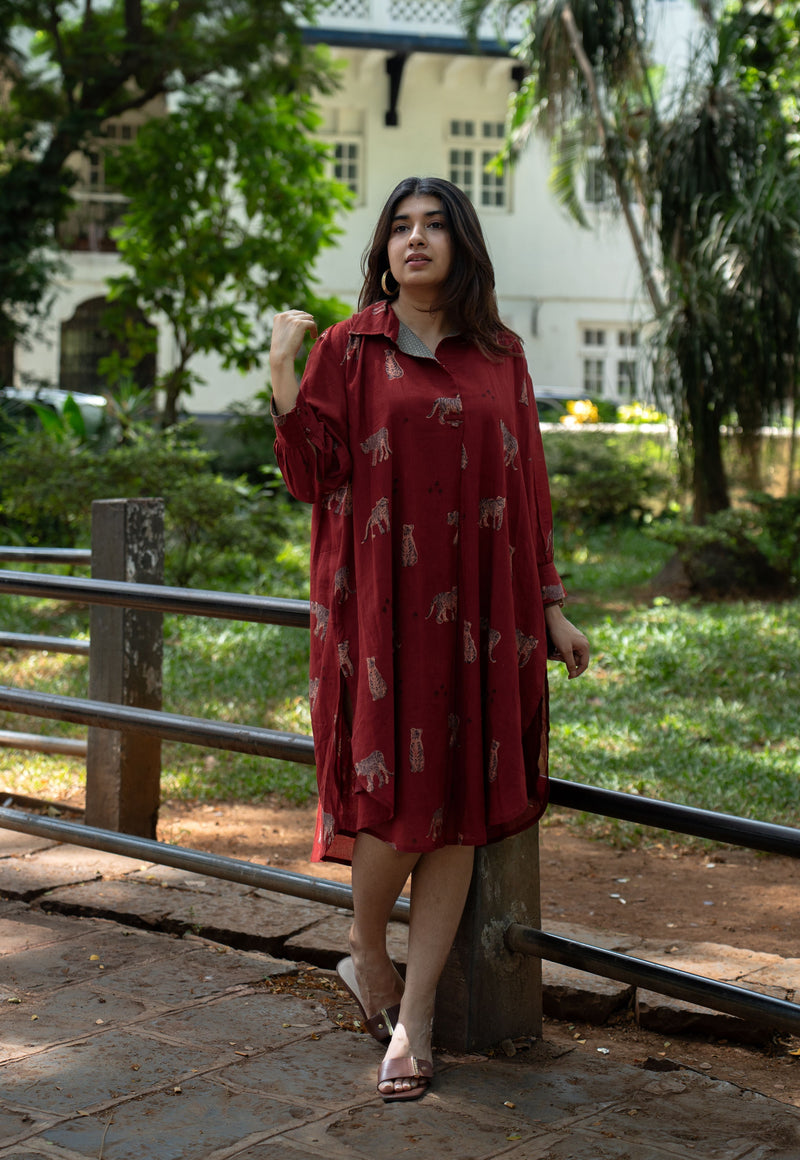 Kanha Bagh MulMul Cotton Dress
