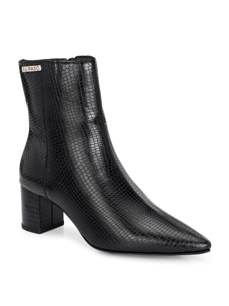 El Paso Women Faux Leather Casual Chelsea Boots-1