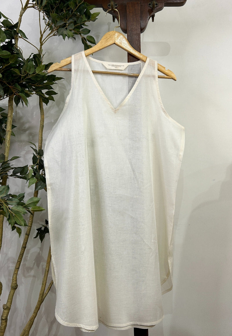 Solid Mul Cotton Straight Slip