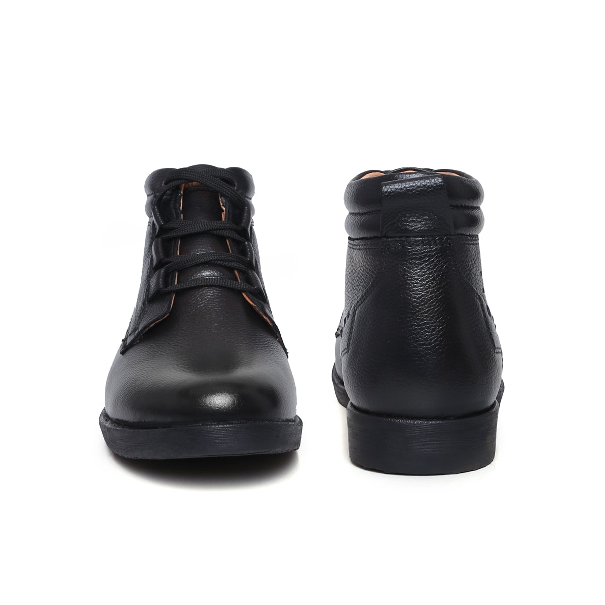 Men's High Ankle Leather Boots – D-3571 | Zoom Shoes