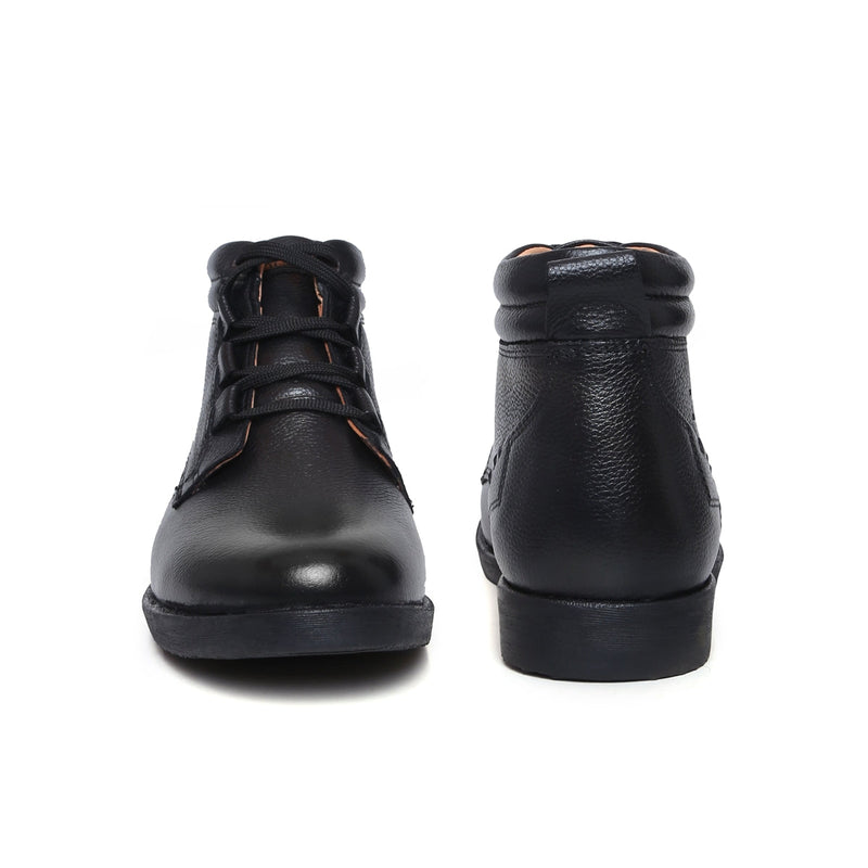 Men's High Ankle Leather Boots – D-3571 | Zoom Shoes