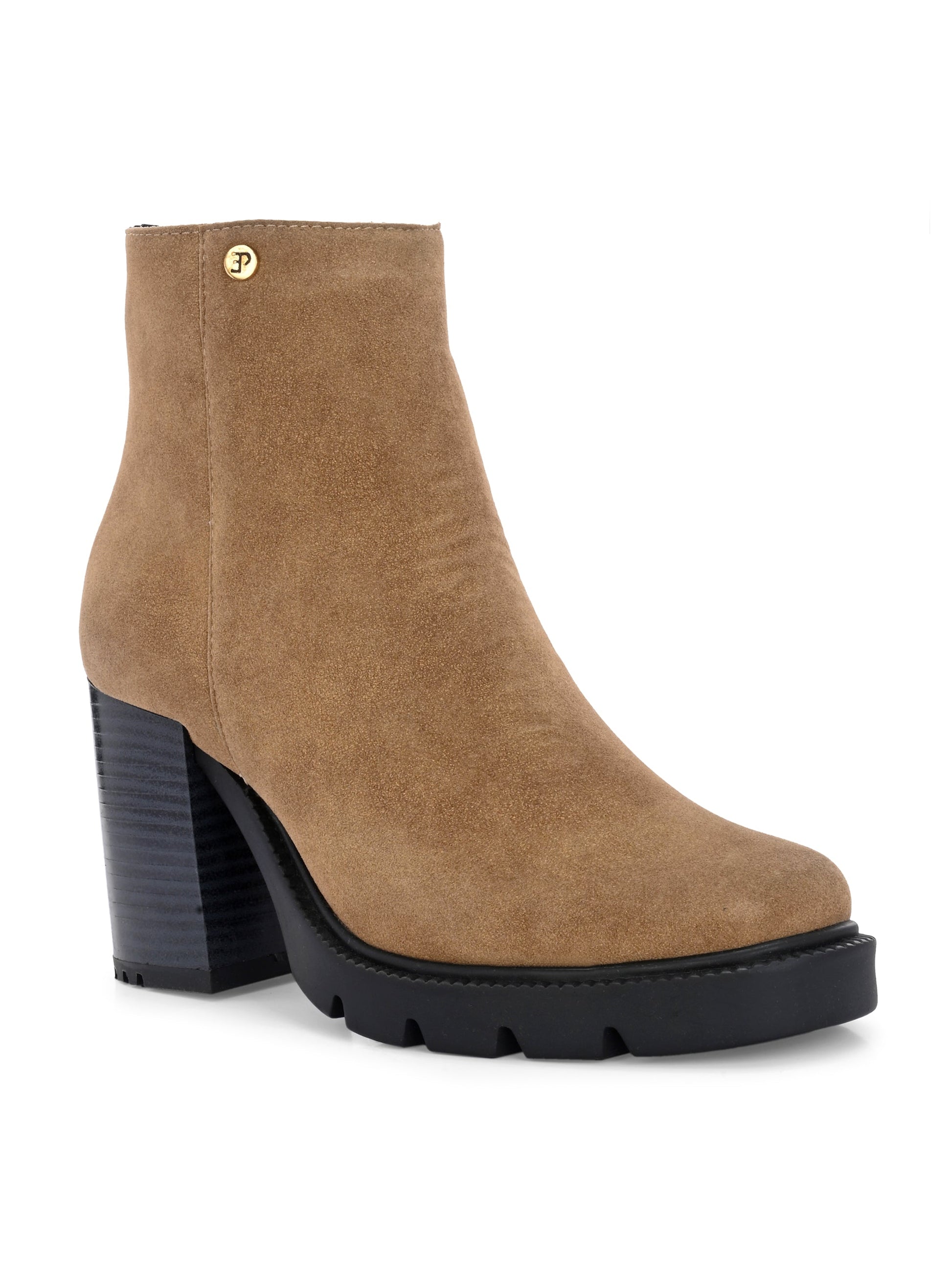 EL PASO Women Faux Leather Casual Chelsea Boots-9