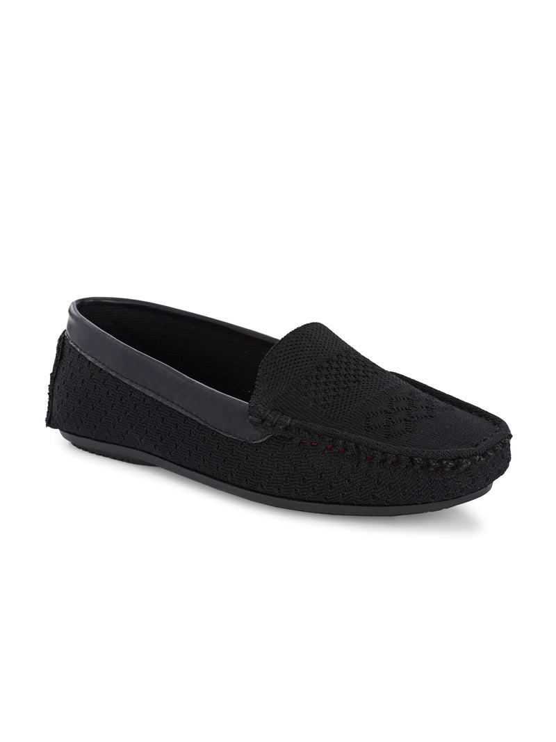 EL PASO Women Faux Leather Casual Slip On Loafers-1