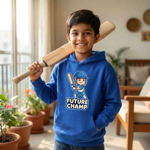 Be Kind & Future Champ Kids Hoodie Combo-5