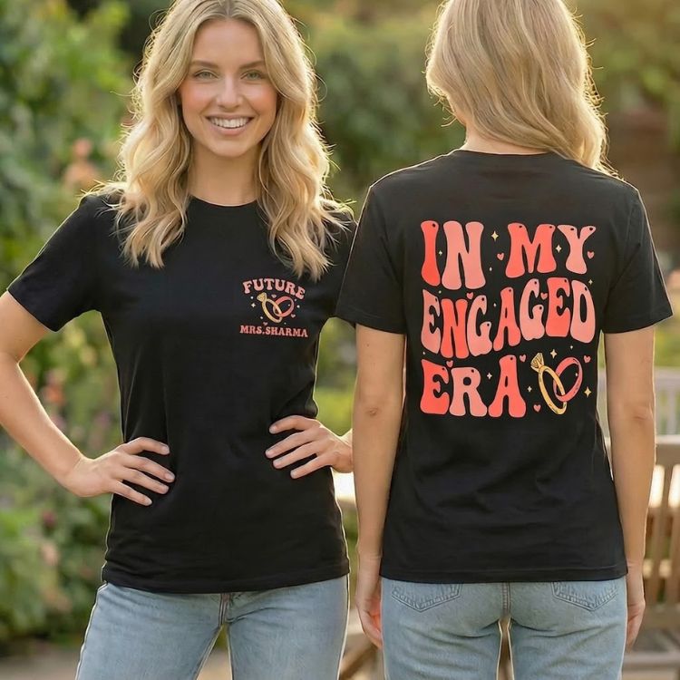 In My Engaged Era 💍 | Custom Future Mrs. T-Shirt