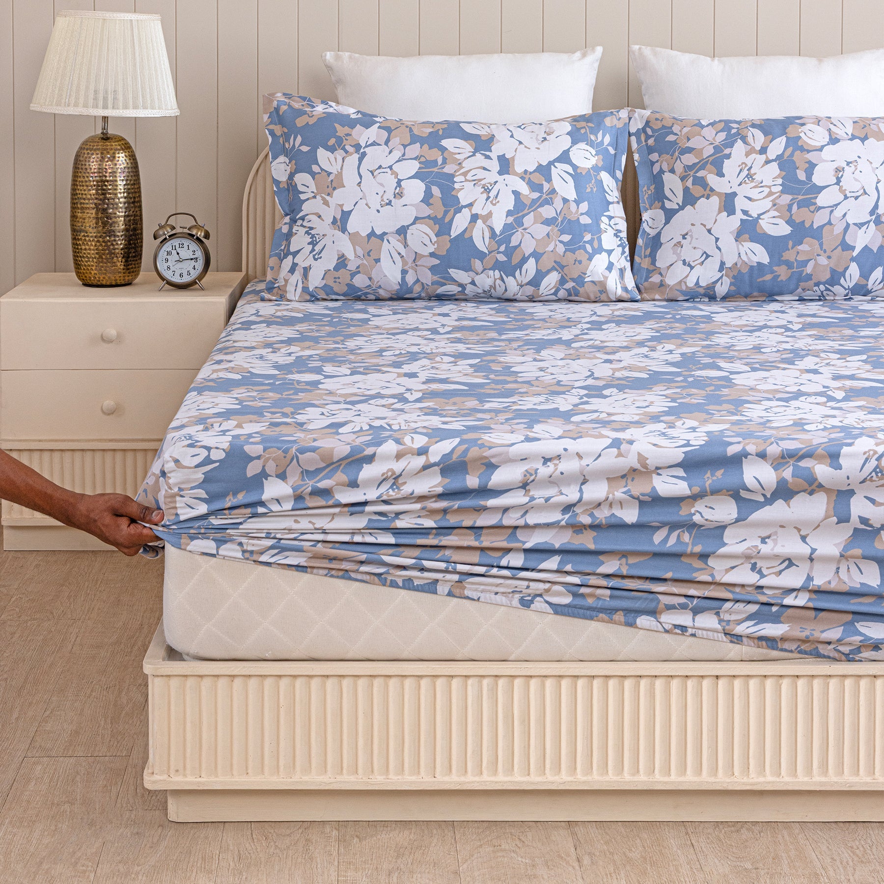 Imprimer Blossom Haze - Fitted Sheet