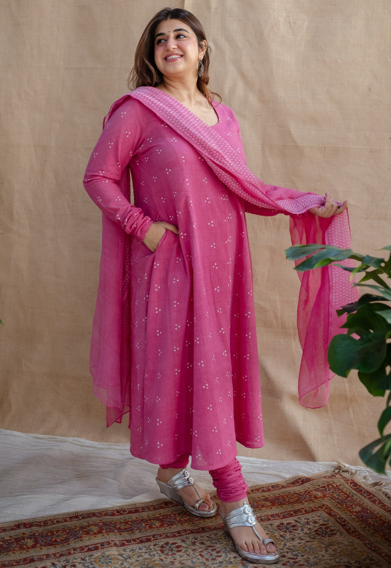 Nazera Slub Cotton Churidar