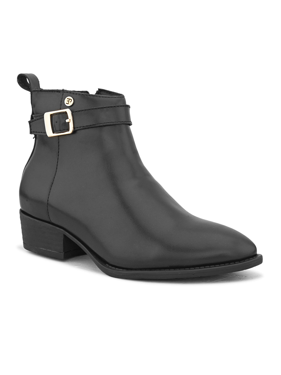 EL PASO Women Faux Leather Casual Chelsea Boots-1