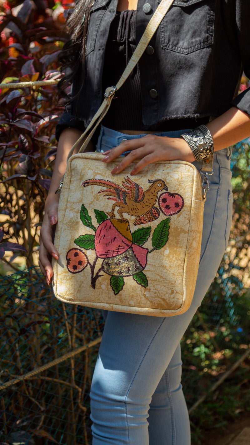 Sling Bag Tree of Life • Beige-1