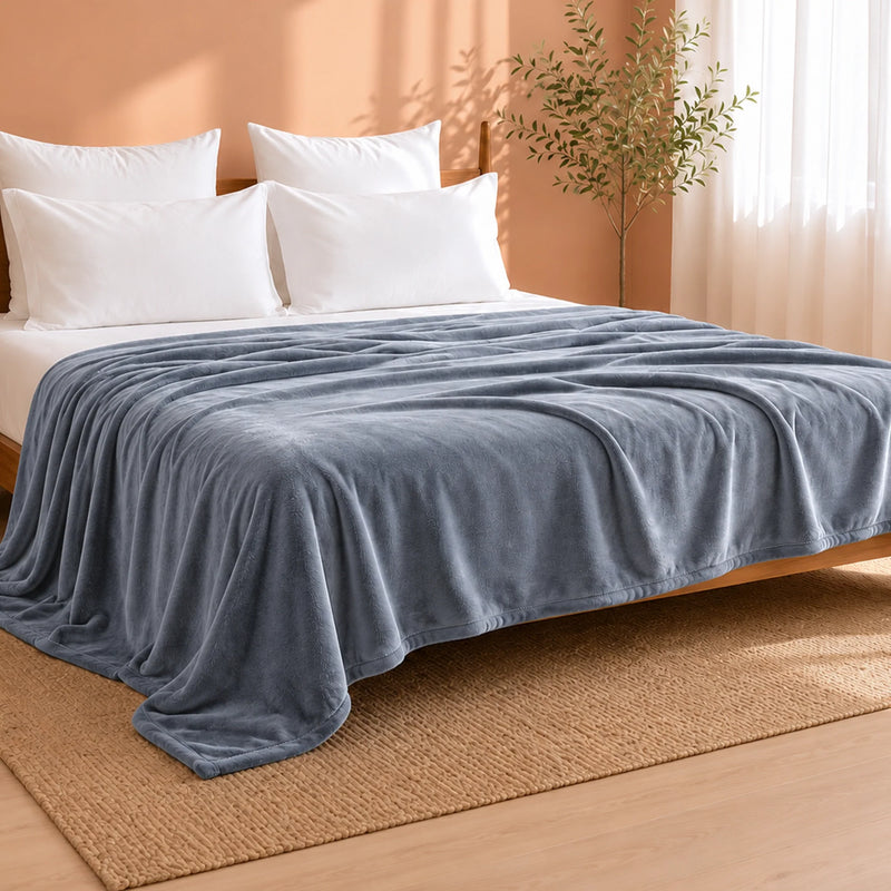 Fort Mellow - Plush Blanket (Frost Blue)-3