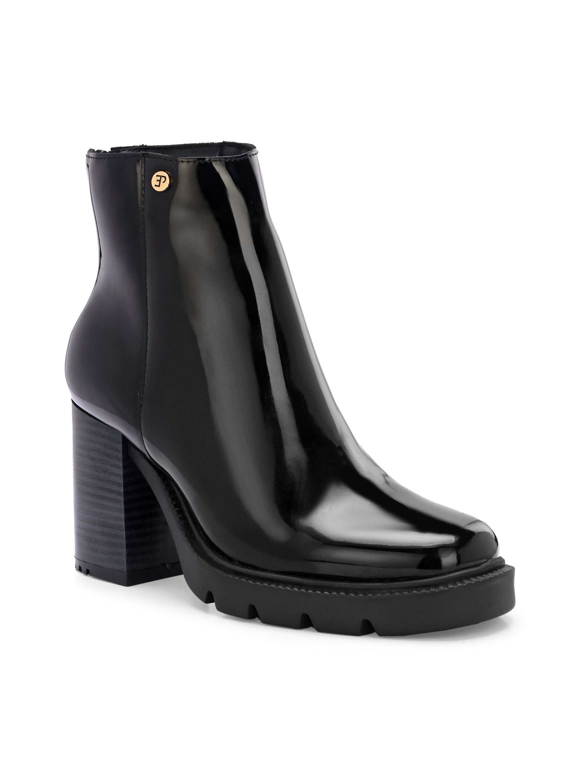 EL PASO Women Faux Leather Casual Chelsea Boots-1