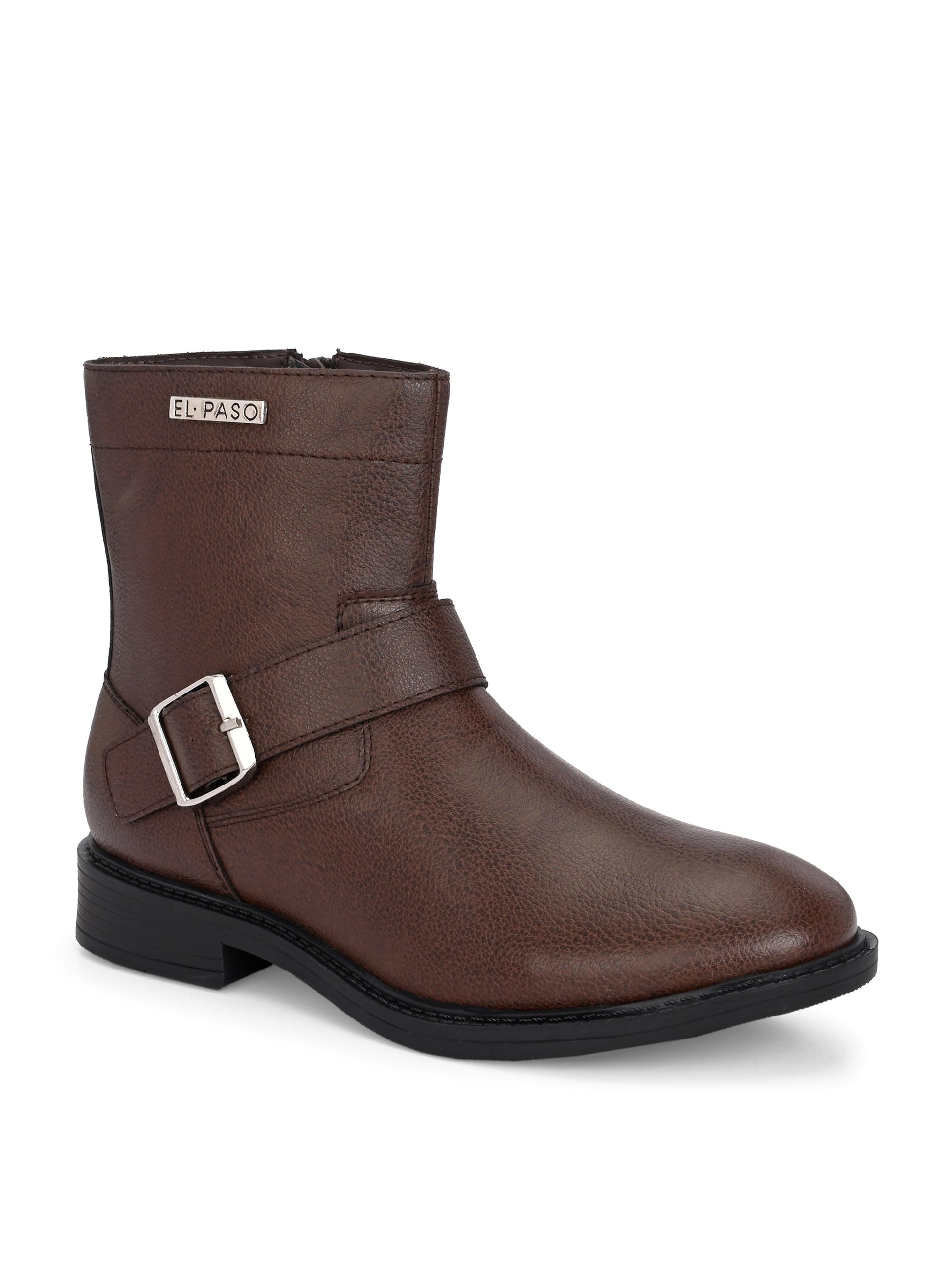 El Paso Women Faux Leather Casual Chelsea Boots-10
